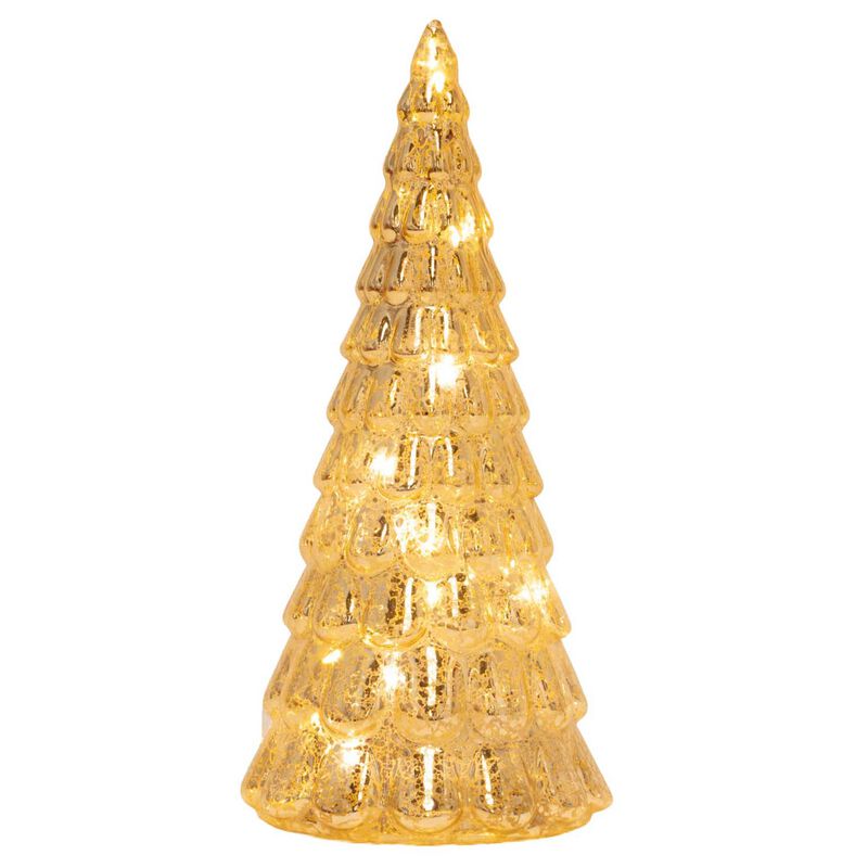 Stellar Haus 24cm Gold Frost Drop Tree image number 0